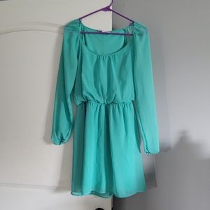 Teal Dress